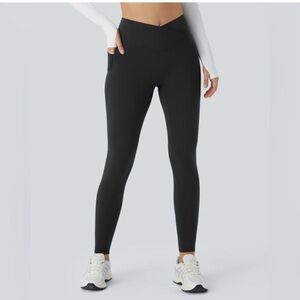 Patitoff™ Pet Hair Resistant Crossover Pocket Casual Leggings